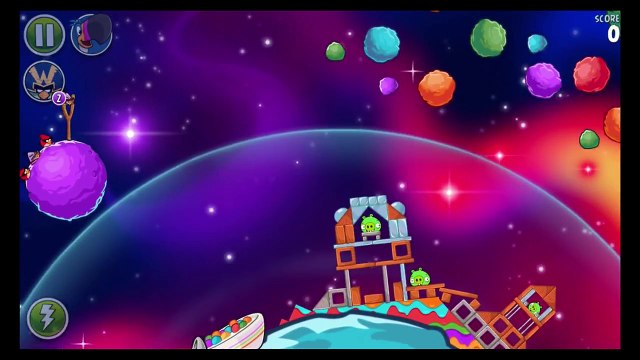Angry Birds Space FROOT LOOPS BLOOPERS K-2 Walkthrough 3 Stars