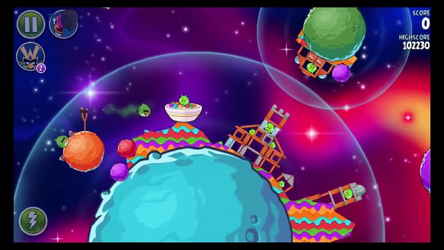 Angry Birds Space FROOT LOOPS BLOOPERS K-3 Walkthrough 3 Stars