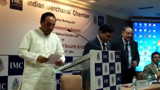 Dr. Subramanian Swamy on 'Iraq Crisis, Global Security and India' at Mumbai on 8th July 2014