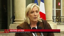 Marine Le Pen chute dans les sondages