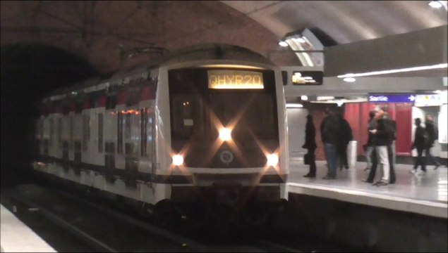 MI2N : Arrivée à la gare de Nation sur la ligne A du RER