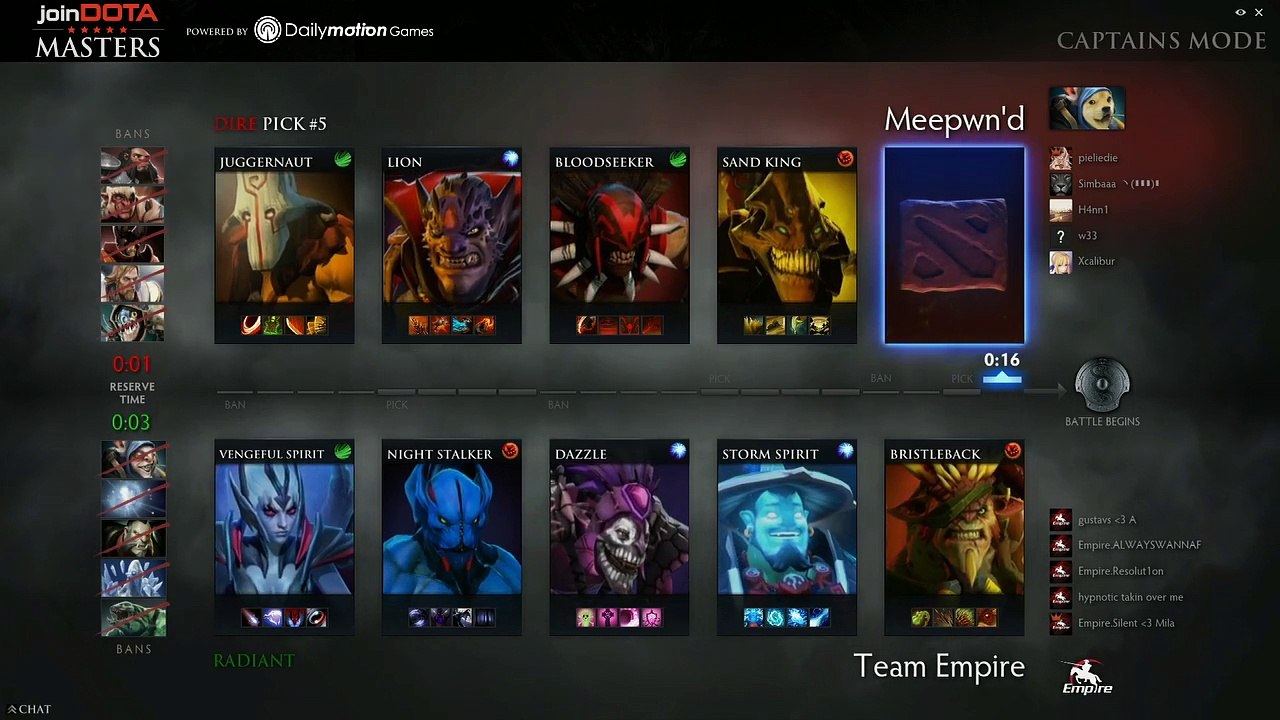 Team Empire vs Mepwnd Game 1 - joinDOTA Masters @TobiWanDOTA