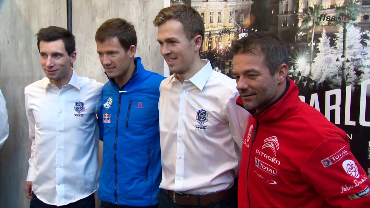 L'Equipe de France FFSA Rallye au Monte-Carlo