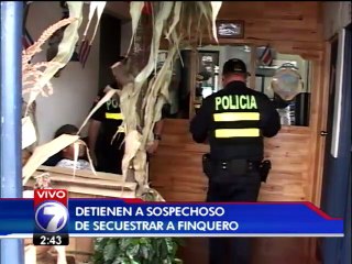 Detienen a sospechoso de secuestro a finquero