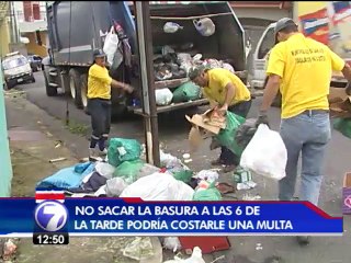 Municipalidad de San José multará a quienes no saquen la basura a tiempo