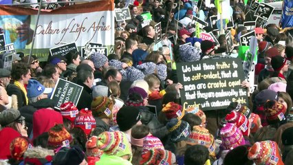 Thousands protest abortion in annual rally on National Mall