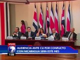 Audiencia ante CIJ por conflicto con Nicaragua será entre el 7 y 14 octubre