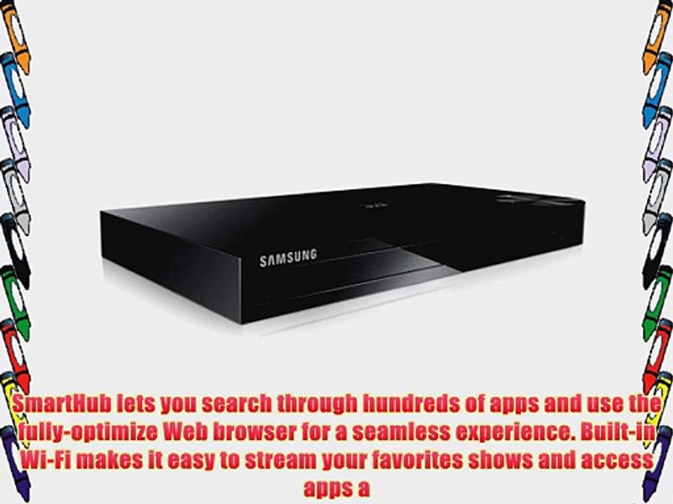 Samsung BD-FM59C 3D Smart Blu-ray Disc Player with Built-In Wi-Fi