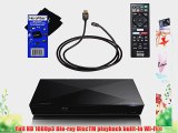 Sony BDP-S3200 Wi-Fi Blu-ray Disc Player with Remote Control   High- Speed HDMI Cable with