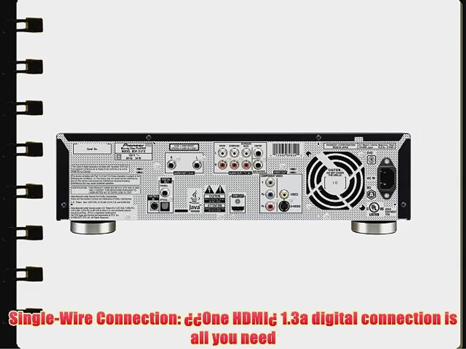 Pioneer BDP-51FD BonusView Blu-ray Player