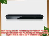 Panasonic DMPBDT230 SMART Network Region Free Blu Ray 3 D DVD Player - 110-240 Volt 50/60 Hz
