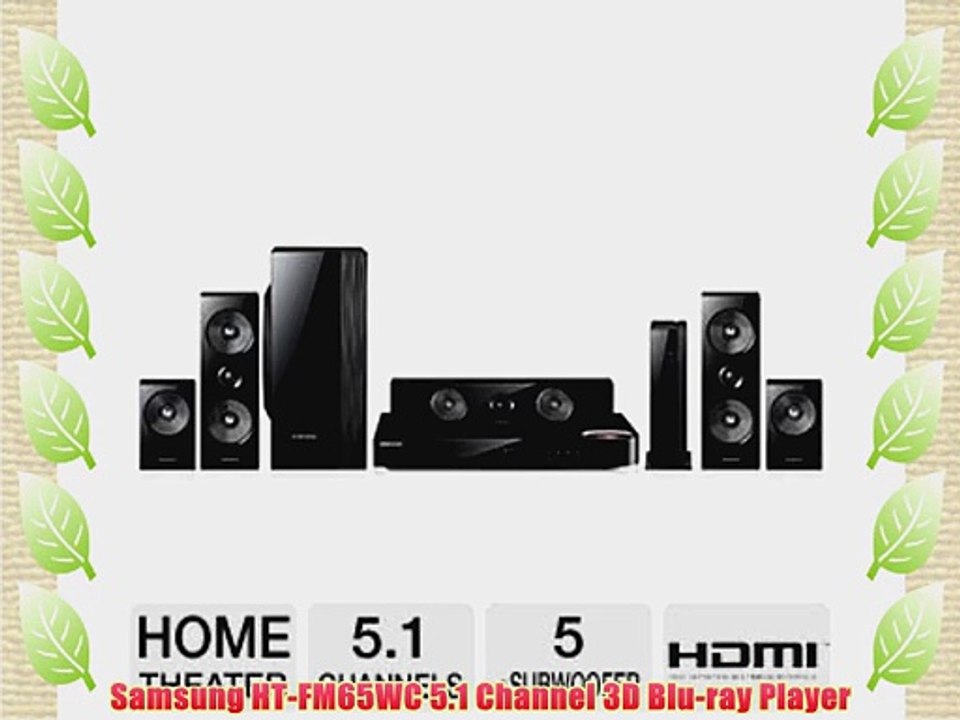 Samsung HT-FM65WC 5.1 Channel 3D Blu-ray Player