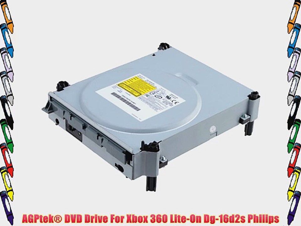 AGPtek? DVD Drive For Xbox 360 Lite-On Dg-16d2s Philips