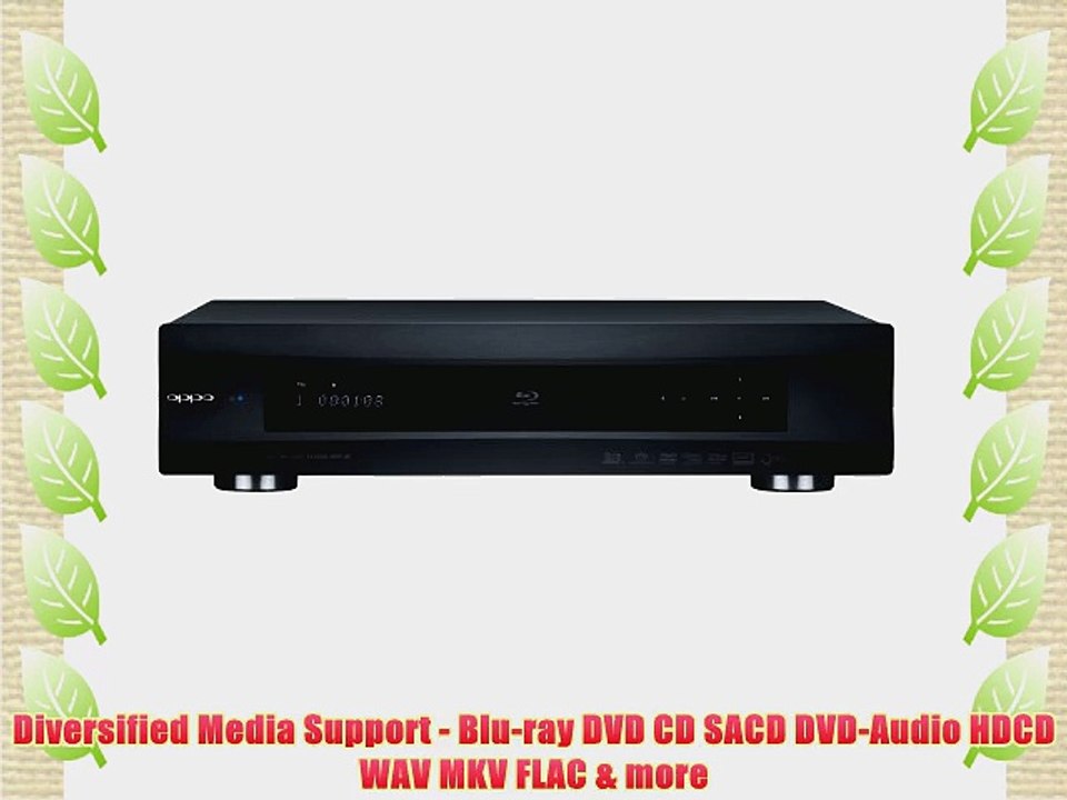 OPPO BDP-95 Universal Audiophile 3D Blu-ray Disc Player