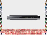 Samsung DVD-C350 Multi All Region Code Zone Free PAL/NTSC DVD Player. Plays DVDs from Region