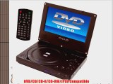 Craig 7-Inch TFTSWIVEL SCREEN Portable DVD/CD Player with Remote Black (CTFT716n)