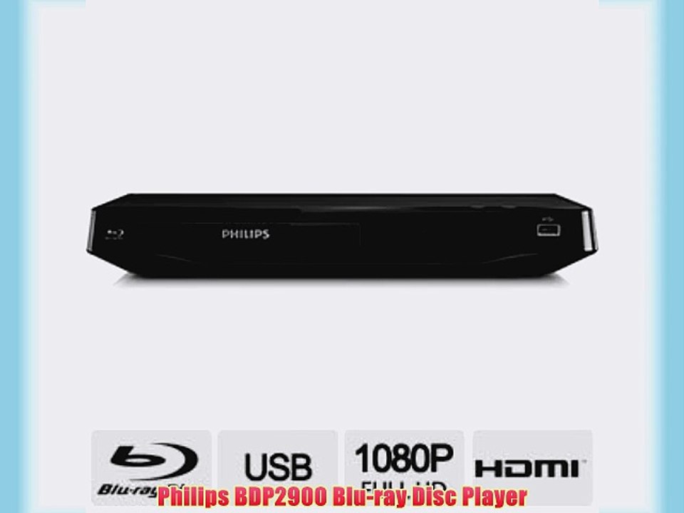 Philips BDP2900 Blu-ray Disc Player