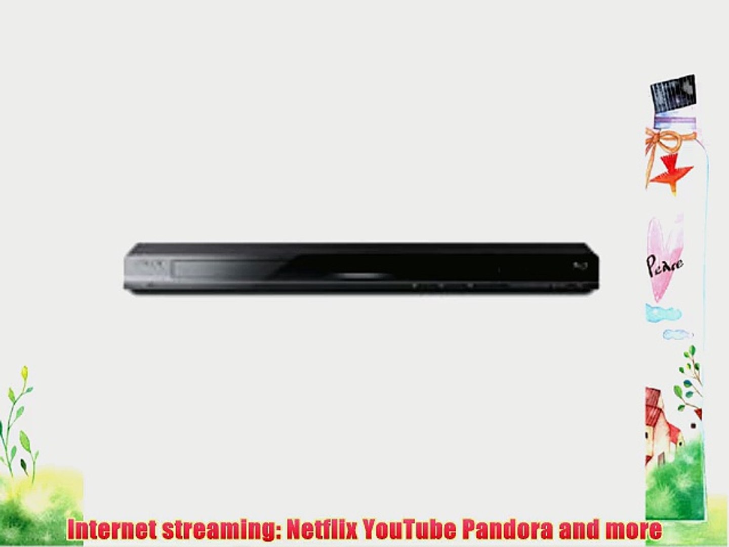 Sony BDP-BX38 Blu-ray Player Wi-Fi Ready / Internet Apps
