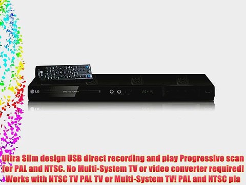 LG DP827 - All Multi Region Code Free DVD Player DIVX MPEG JPG DVD video with Karaoke Built-in