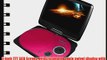 Impecca DVP916P 9 Inch Swivel Portable Dvd Player Pink