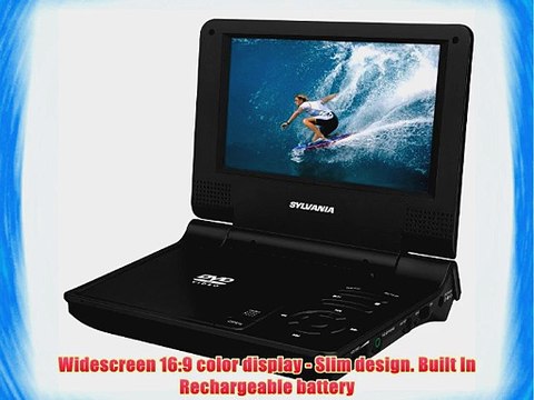 Sylvania 7-Inch Portable DVD Player (Black)