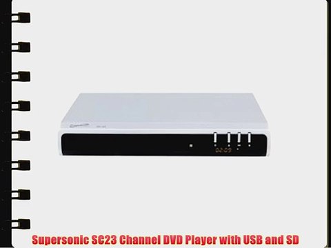 Supersonic SC23 Channel DVD Player with USB and SD