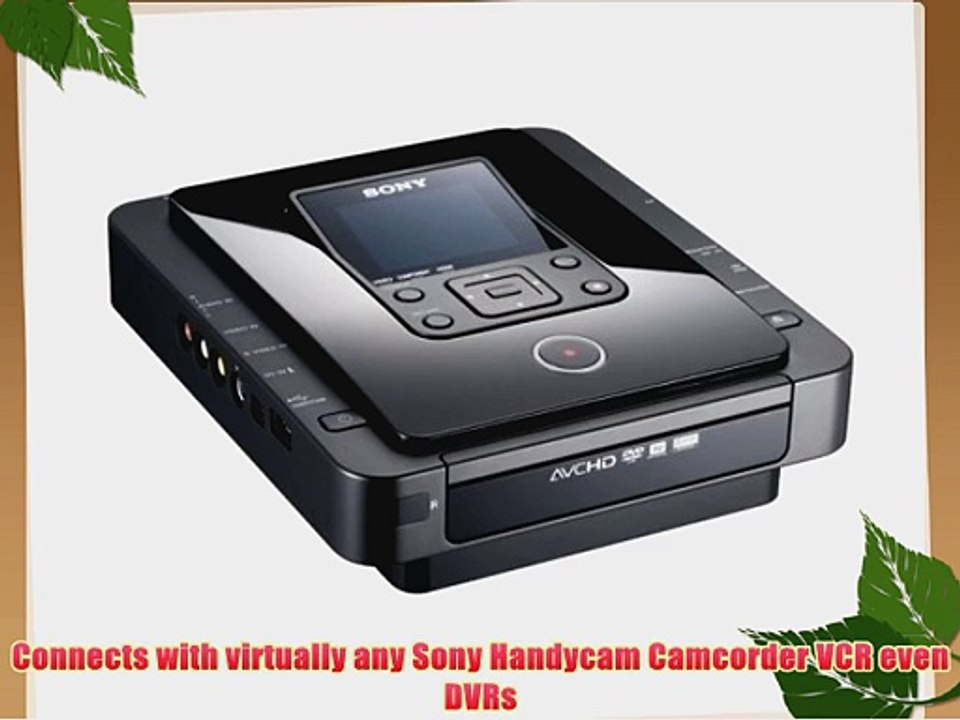 Sony DVDirect VRDMC10 Stand Alone DVD Recorder/Player (Black)