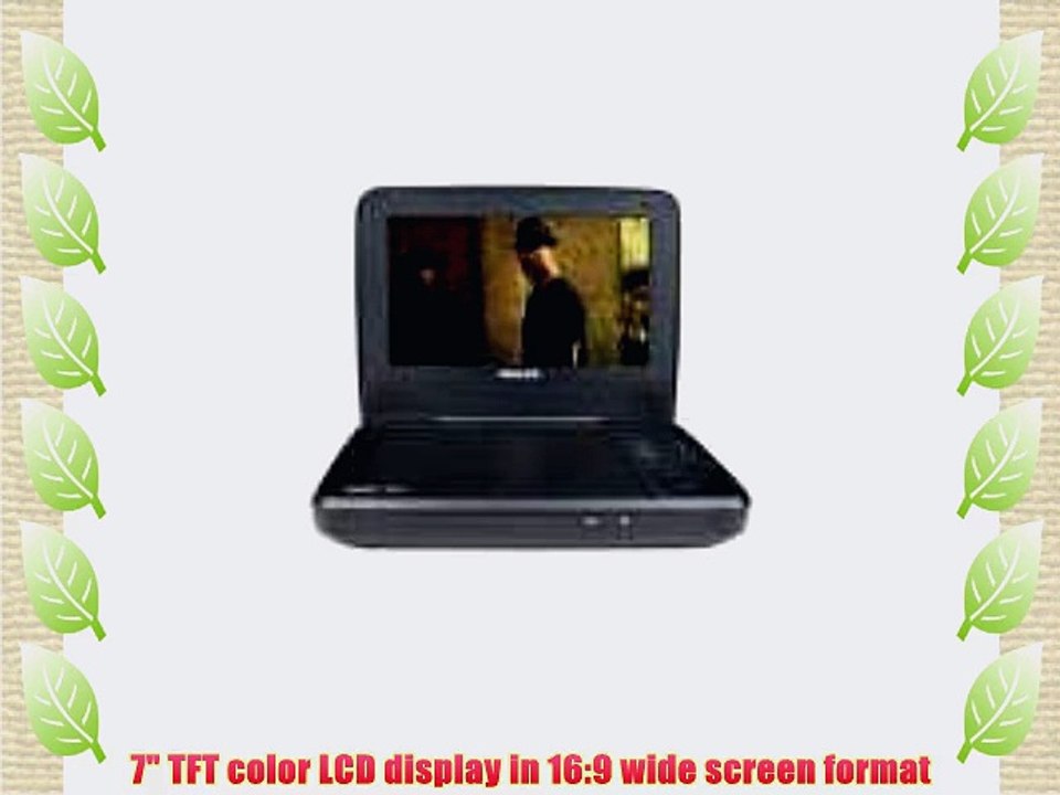 Philips PET741/37 Portable DVD Player with 7-Inch LCD White
