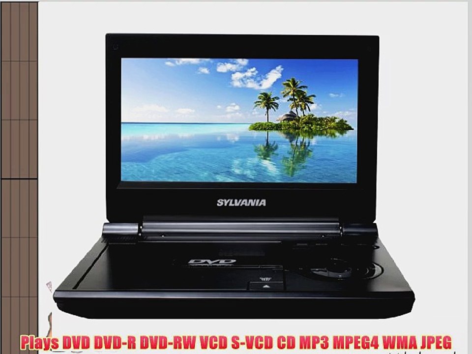 Sylvania SDVD9000B 9-Inch Portable DVD/CD/MP3 Player with USB/SD Card Reader Car Bag/Kit AC/DC