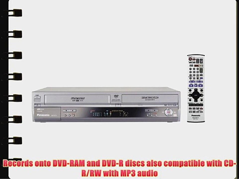 Panasonic DMR-E75VS Progressive-Scan DVD Recorder/VCR Combo