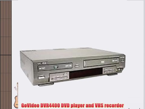 GoVideo DVR4400 DVD player and VHS recorder