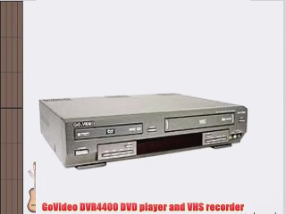 GoVideo DVR4400 DVD player and VHS recorder