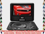 Pyle Home PDH7 7-Inch Portable TFT/LCD Monitor with Built-In DVD Player MP3/MP4/USB SD Card