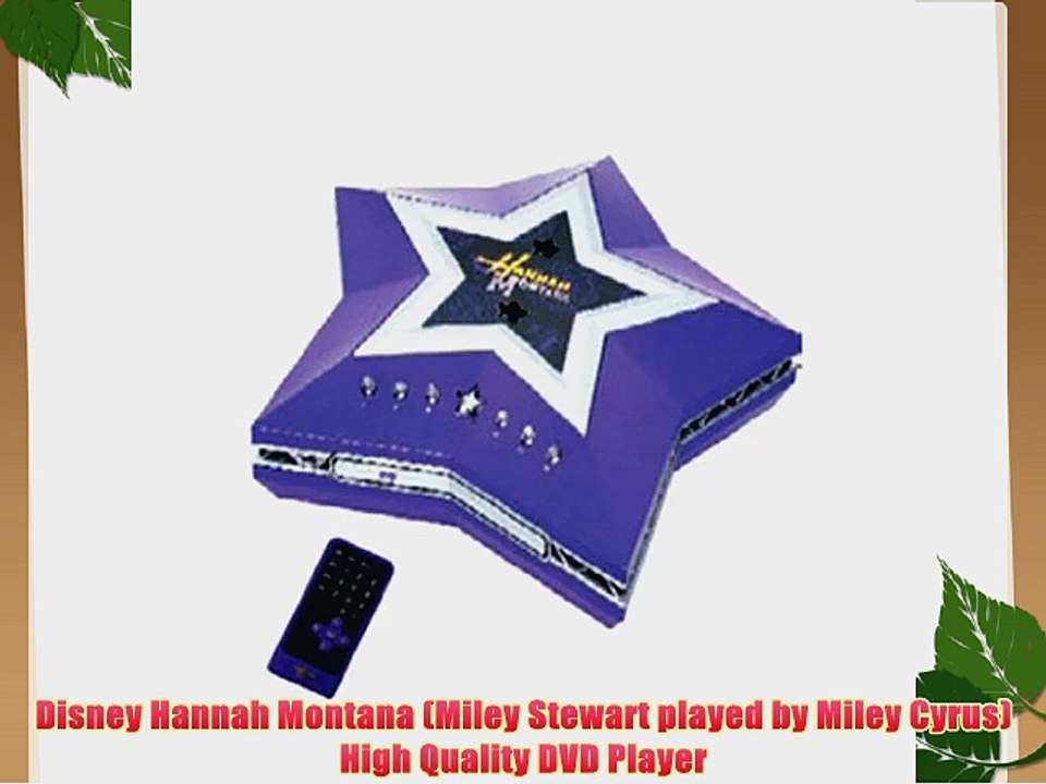 Disney Hannah Montana (Miley Stewart played by Miley Cyrus) High Quality DVD Player