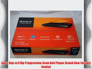 Sony Dvp-sr210p Progressive Scan Dvd Player Brand New Factory Sealed