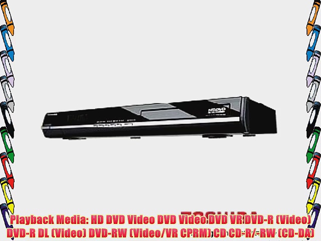 Toshiba HD-D3 HD DVD Player – Includes 2 – HD-DVD’s   HDMI Cable