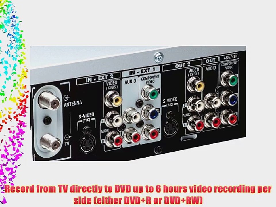 Philips DVDR75 Progressive-Scan DVD Player/Recorder