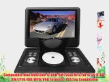 Pyle Home PDH14 14-Inch Portable TFT/LCD Monitor with Built-In DVD Player MP3/MP4/USB SD Card
