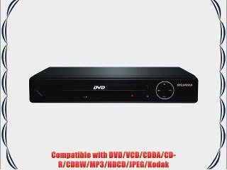 SDVD6670 Progressive Scan Compact HDMI DVD Player 1080p Upconvert with USB Input