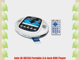 Jwin JD-VD736 Portable 3.6-Inch DVD Player