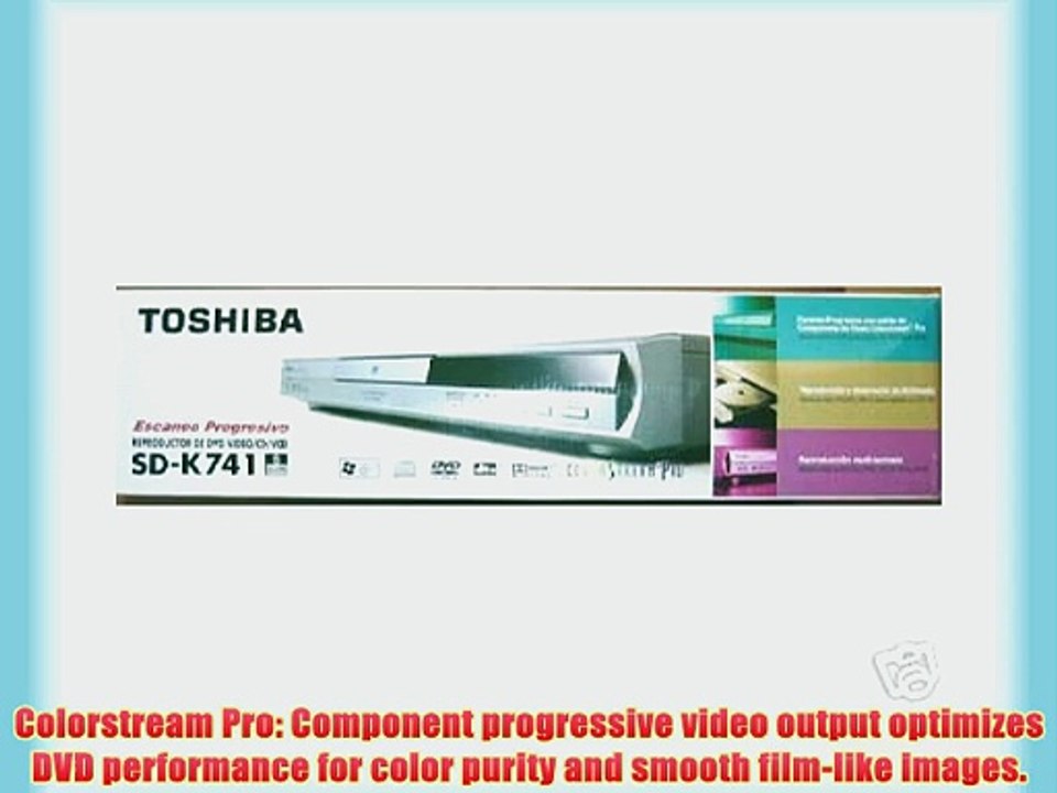 Toshiba SD-K741 Progressive Scan Dvd Player