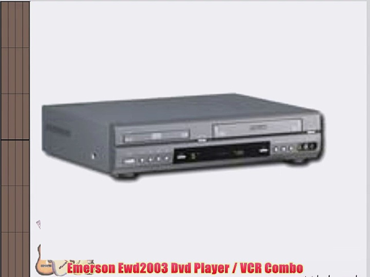Emerson Ewd03 Dvd Player Vcr Combo Video Dailymotion