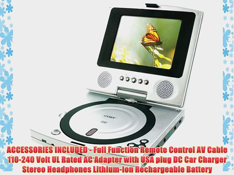 Coby TF-DVD5000 Portable DVD Player with 5-Inch LCD