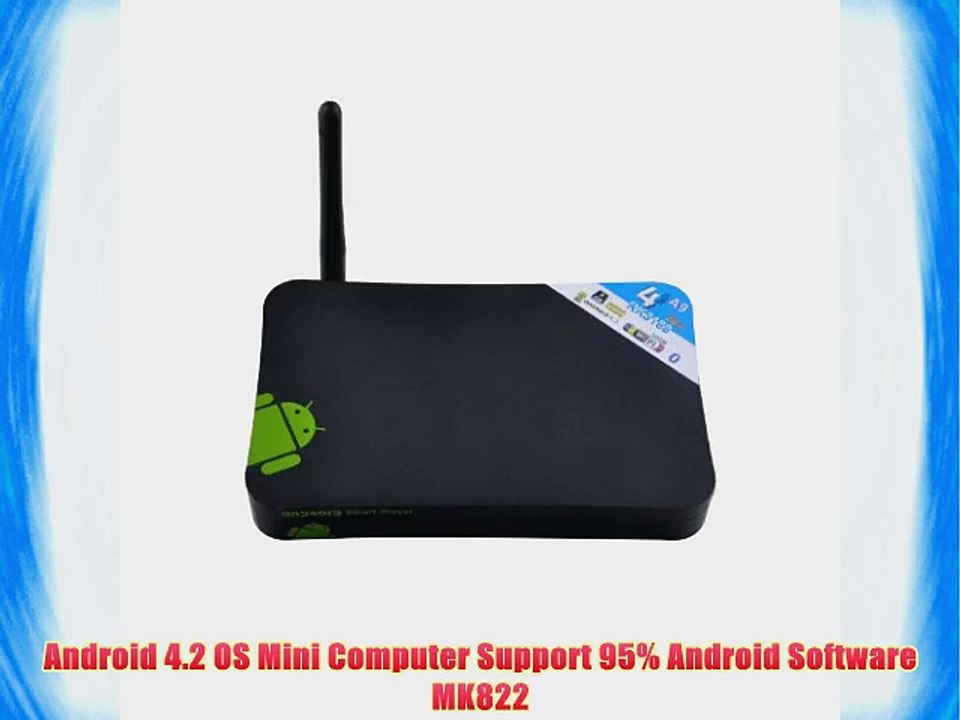 Cozyswan (TM) Quad Core Android 4.2 Rk3188 DDR3 2G/8G Bluetooth 4.0 Ethernet 3 USB Ports Google