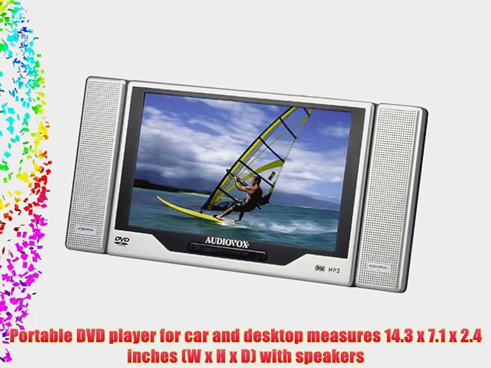 Audiovox D1020 10-Inch Portable DVD Player
