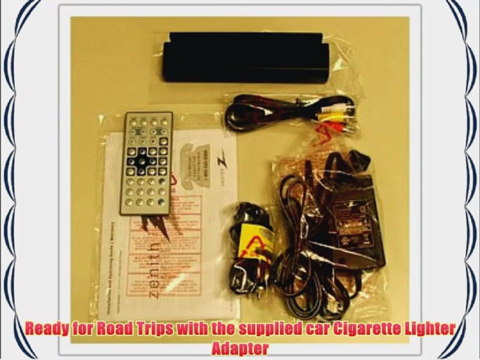 Zenith ZPA-314 7 Wide LCD Portable DVD Player