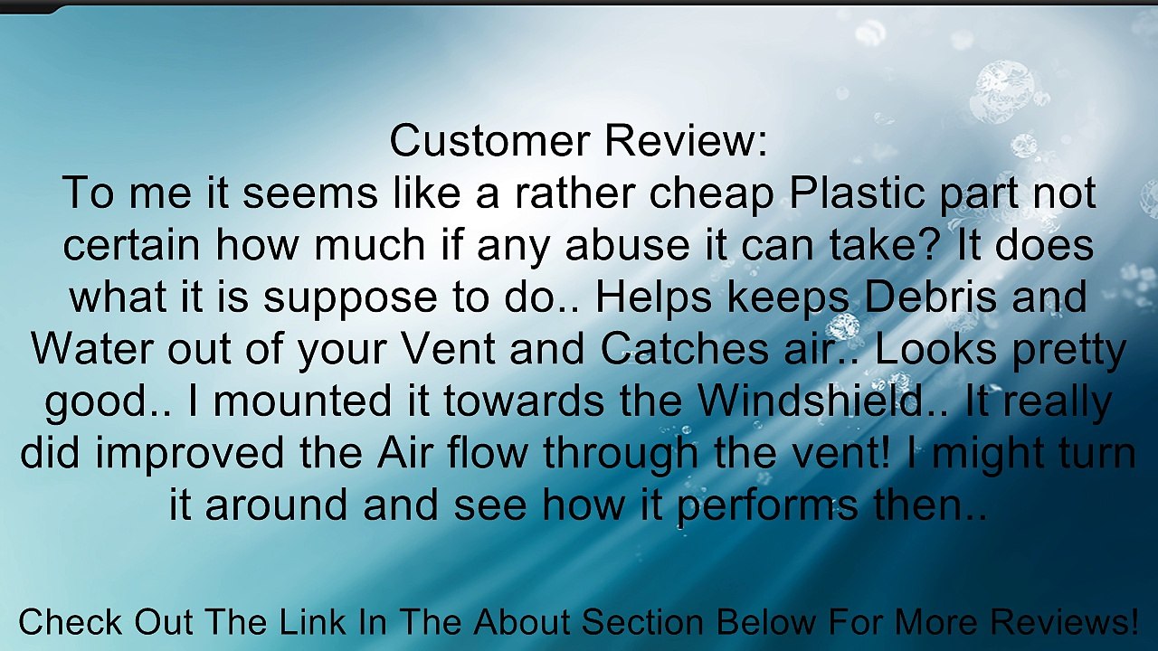 Rugged Ridge 13307.01 Smoke Hood Scoop Review