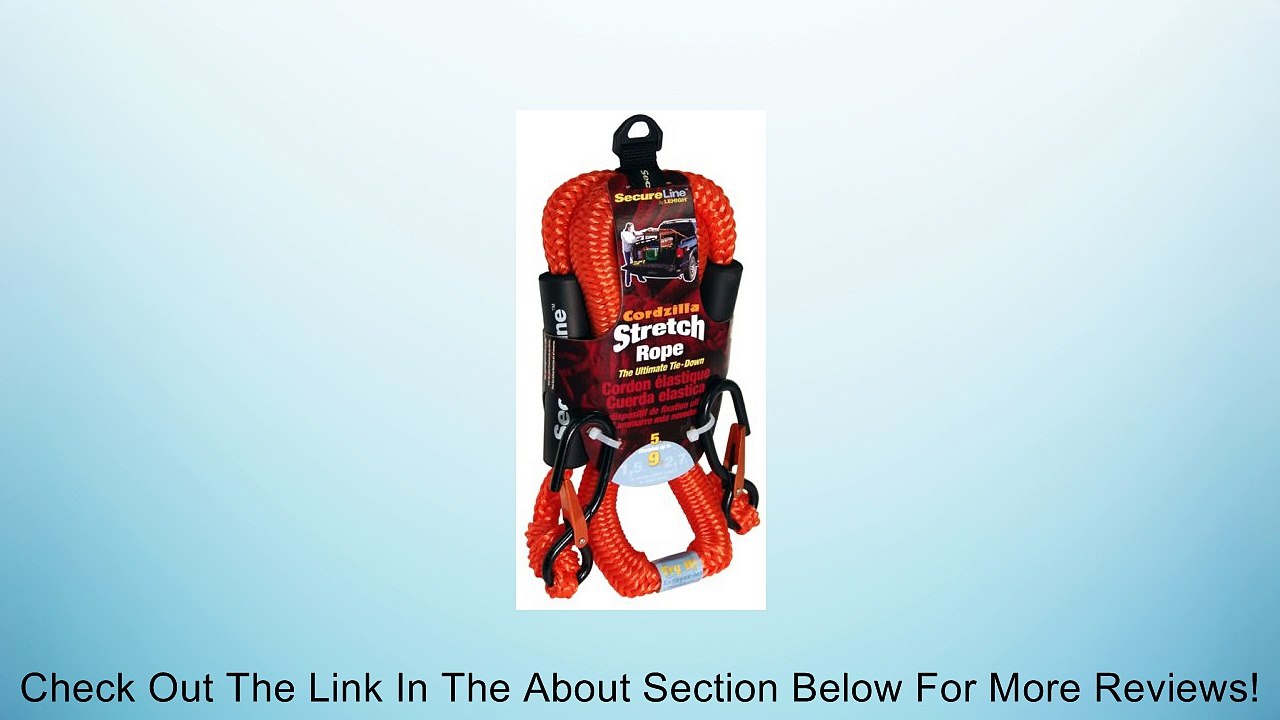 Crawford-Lehigh CZB5   5-Feet Cordzilla Stretch Rope, Orange Review