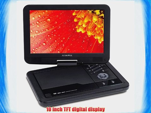AudioVox DS2058 10-Inch Swivel Extended Definition Digital Display DVD Player