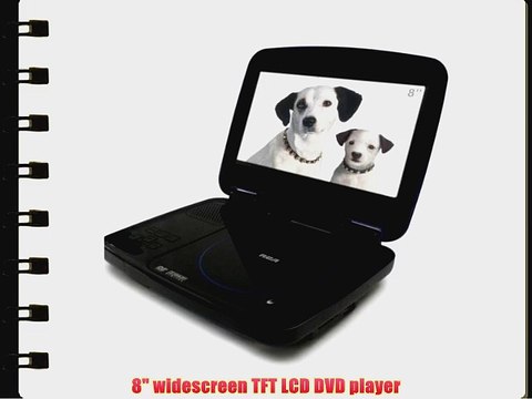 RCA DRC99380U 8-Inch Portable DVD Player with USB and SD Card Slot